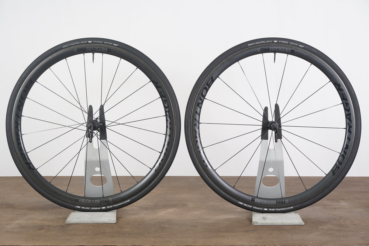 Bontrager Aeolus Pro 3 TLR Carbon Tubeless Clincher Rim Brake Wheelset 11 Speed