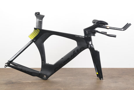 48cm Cervelo P5 TT Triathlon Carbon Rim Brake TT Triathlon Frameset + Cockpit