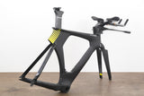 48cm Cervelo P5 TT Triathlon Carbon Rim Brake TT Triathlon Frameset + Cockpit