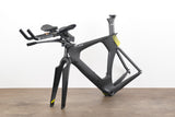 48cm Cervelo P5 TT Triathlon Carbon Rim Brake TT Triathlon Frameset + Cockpit