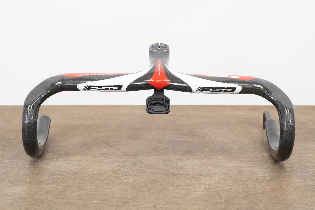 42cm 110mm FSA Plasma Integrated Carbon Barstem Handlebar + Mount1 1/8"