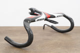 42cm 110mm FSA Plasma Integrated Carbon Barstem Handlebar + Mount1 1/8"