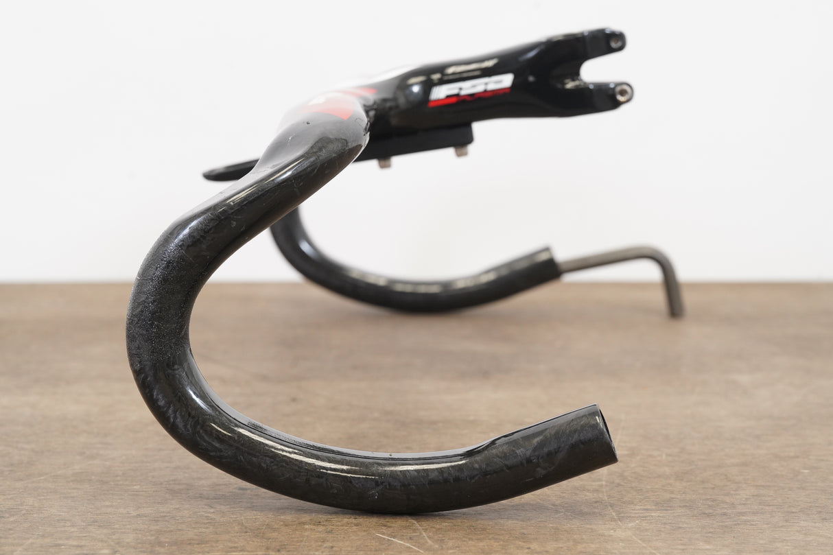 42cm 110mm FSA Plasma Integrated Carbon Barstem Handlebar + Mount1 1/8"