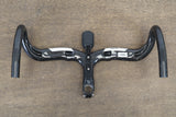 42cm 110mm FSA Plasma Integrated Carbon Barstem Handlebar + Mount1 1/8"