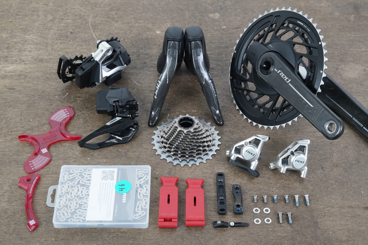 SRAM Red AXS E1 HRD 2x12 Speed Quarq Wireless Hydraulic Full Disc Full Groupset