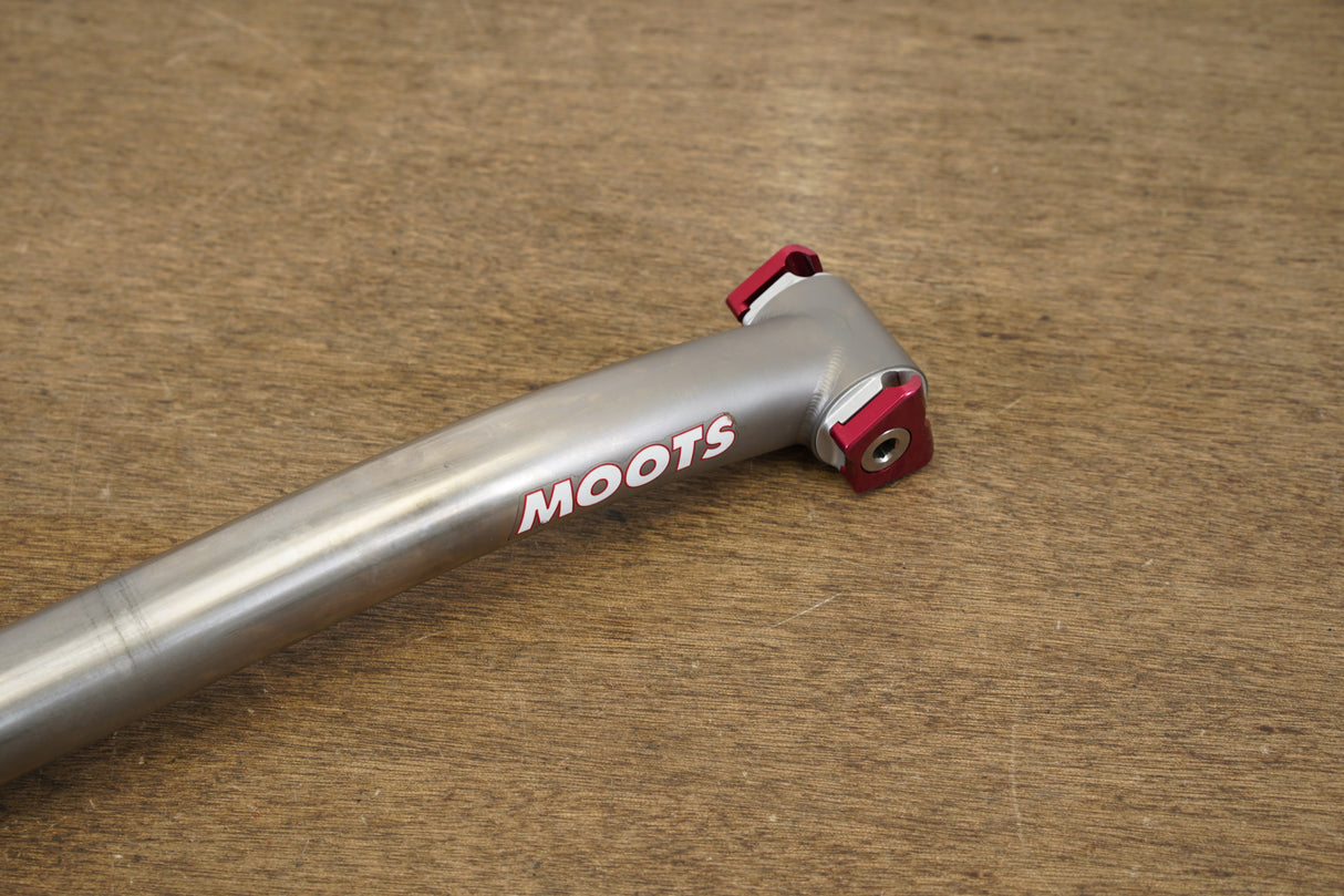30.9mm Moots Titanium Setback Road Seatpost
