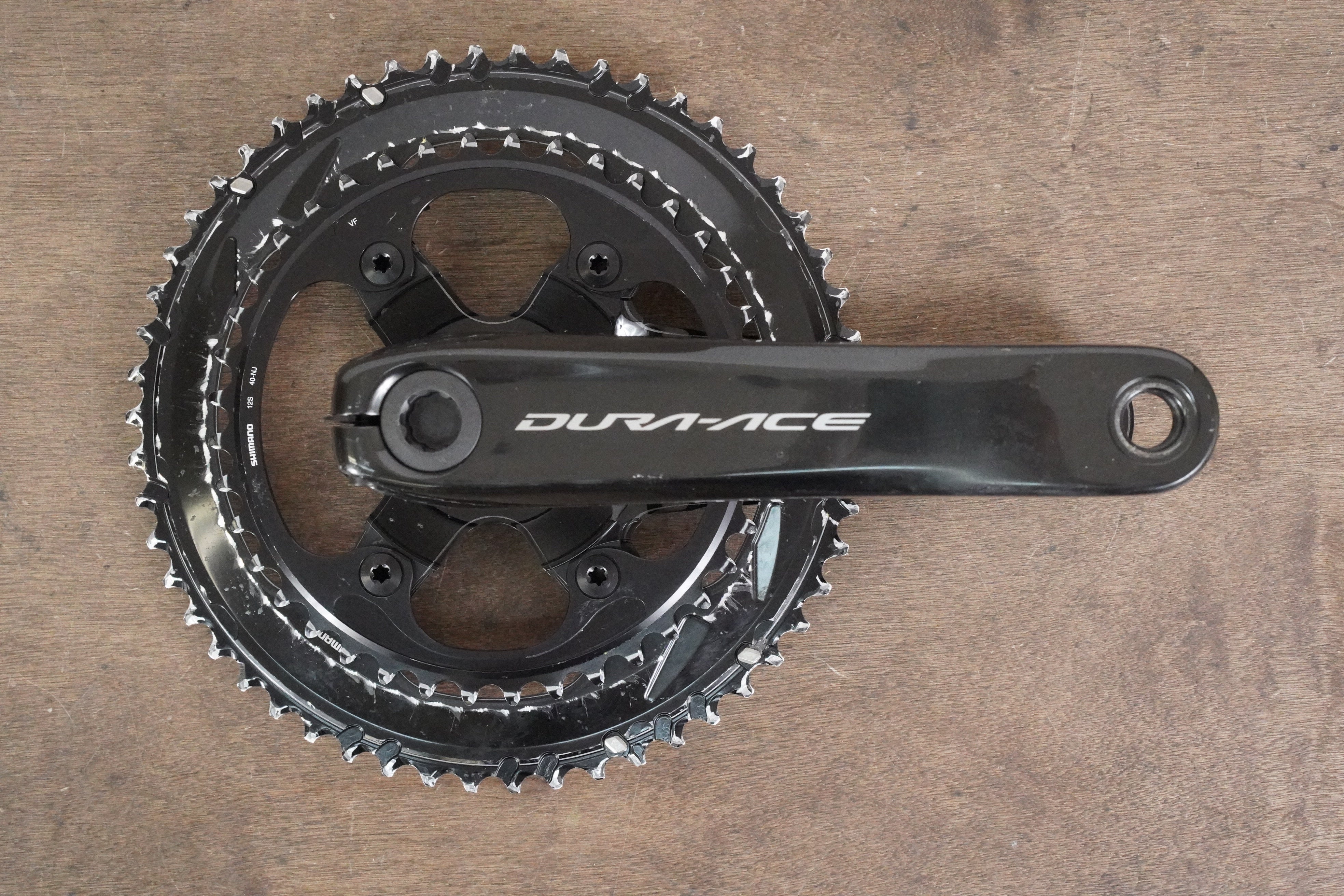 シマノDuraAce FC-09 54/40T 172.5mm新品 172.5mm 54/40T Shimano Dura-Ace FC-R9100 / FC-09 11 Speed