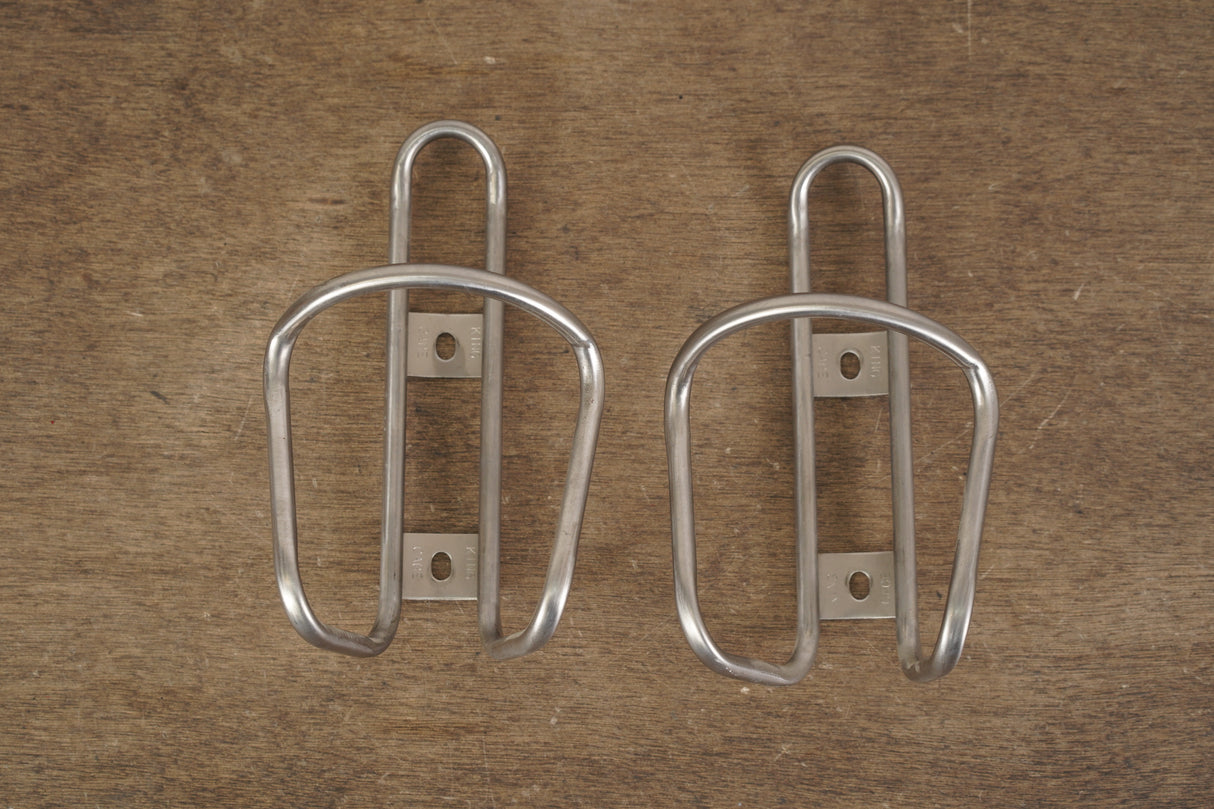 (2) King Cage Titanium Water Bottle Cages 62g