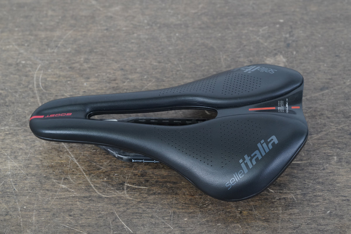 145mm Selle Italia Novus Boost Evo Kit Carbonio Superflow Road Bike Saddle 184g