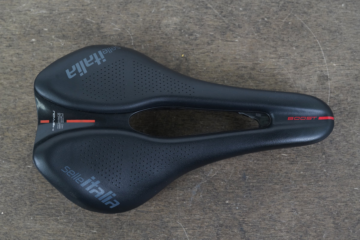 145mm Selle Italia Novus Boost Evo Kit Carbonio Superflow Road Bike Saddle 184g