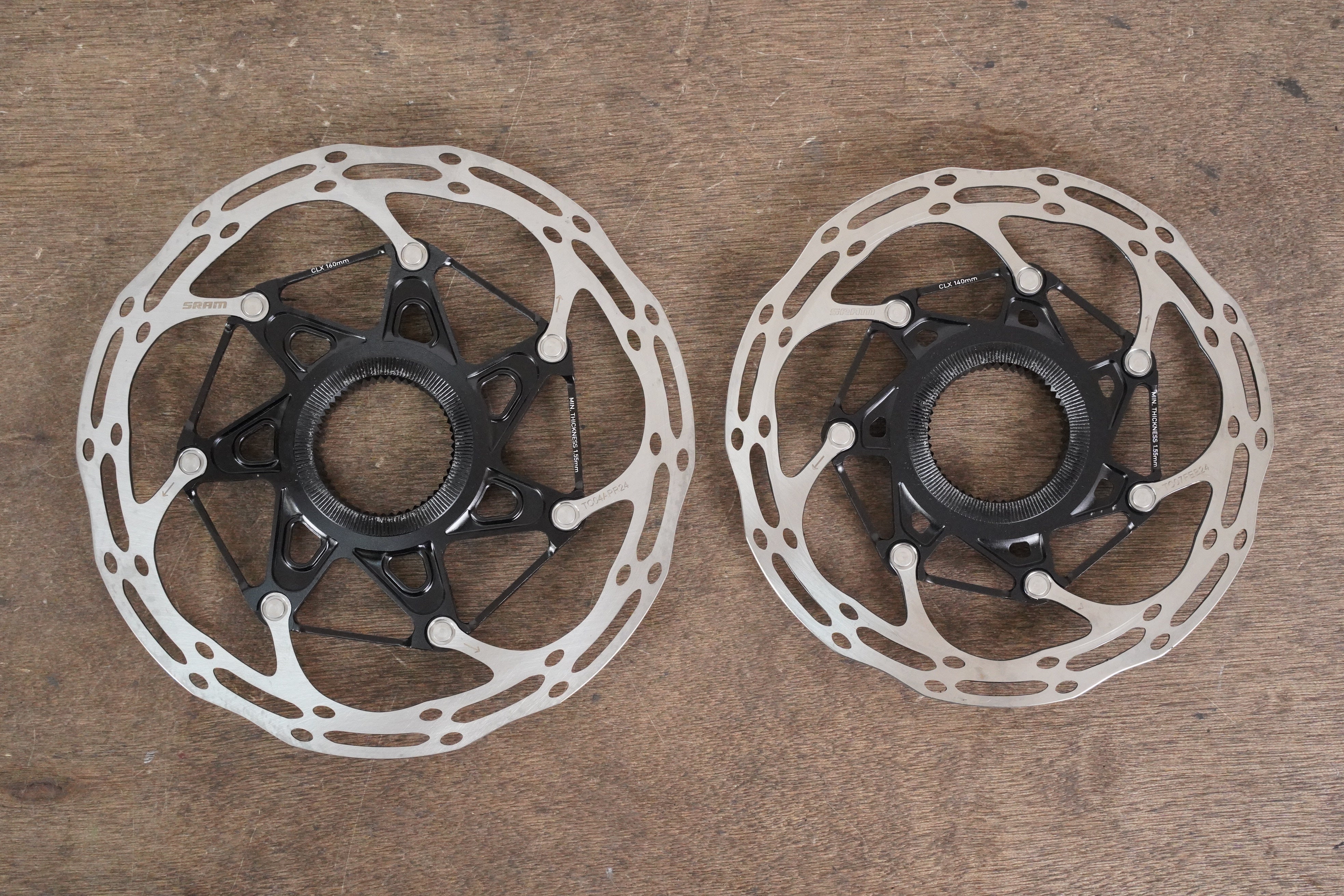 SRAM CLX-R 160mm 140mm 2枚セット セッターロック