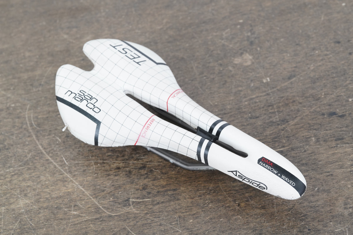 129mm Selle San Marco Aspide Titanium Rail Road Saddle 184g *Ex Test Saddle*