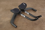 38cm 3T Vola Team Carbon TT Triathlon Aero Base Bar + Extensions