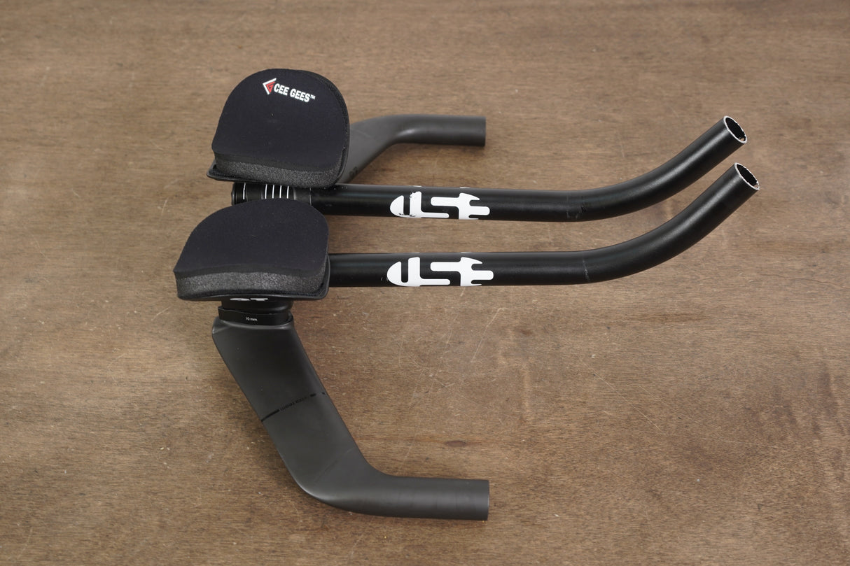 38cm 3T Vola Team Carbon TT Triathlon Aero Base Bar + Extensions