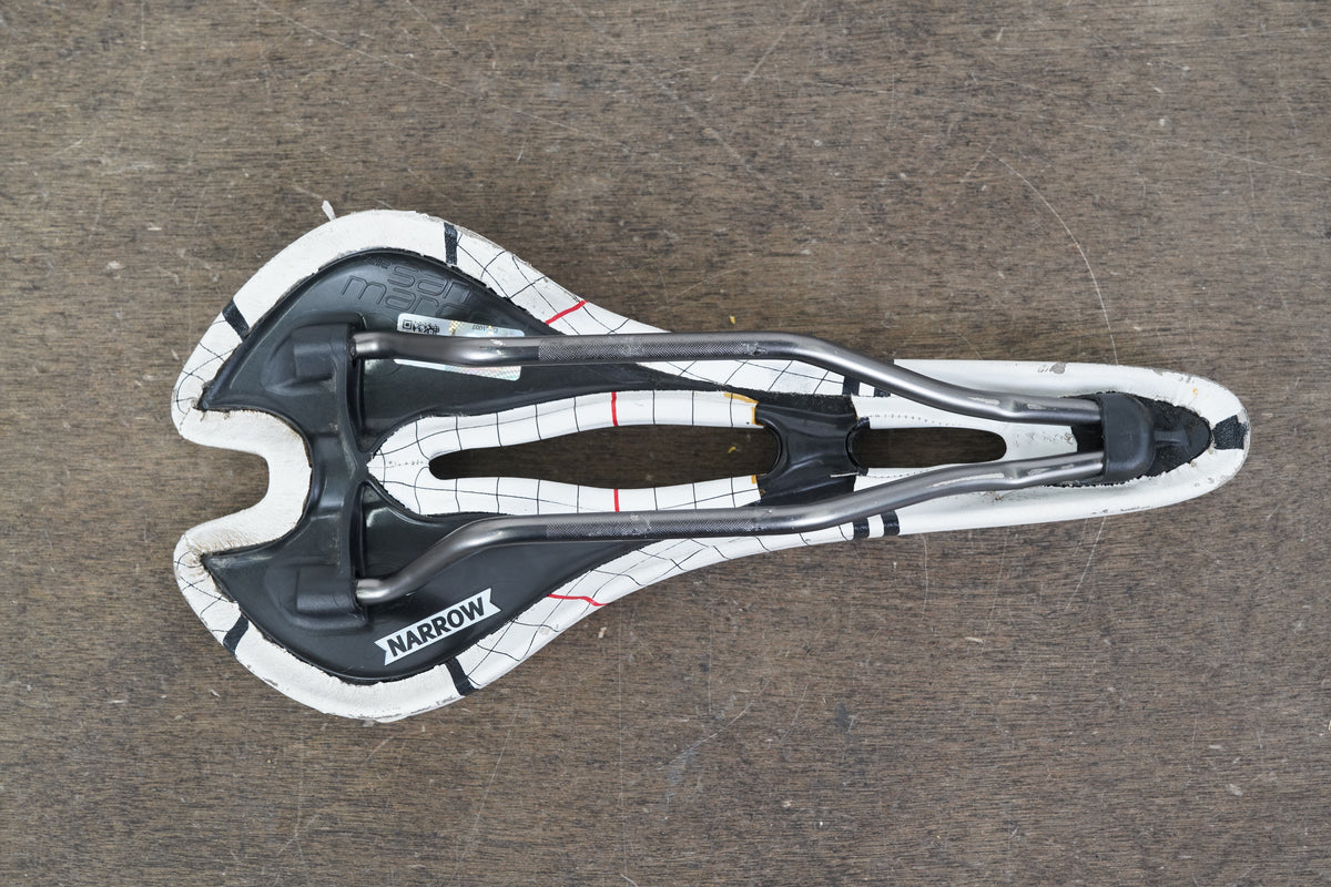 129mm Selle San Marco Aspide Titanium Rail Road Saddle 184g *Ex Test Saddle*