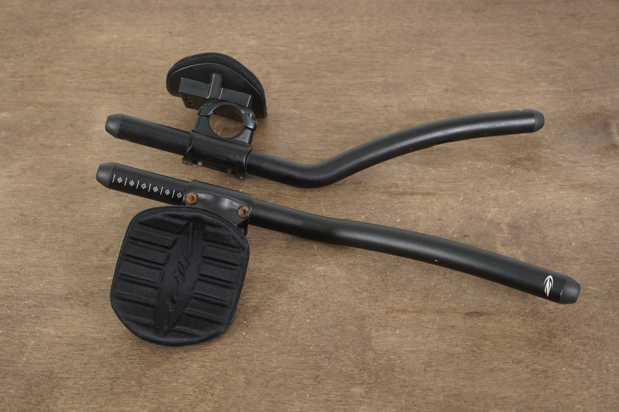 Zipp Vuka Alumina Alloy Extensions TT Triathlon Handlebar + Pads