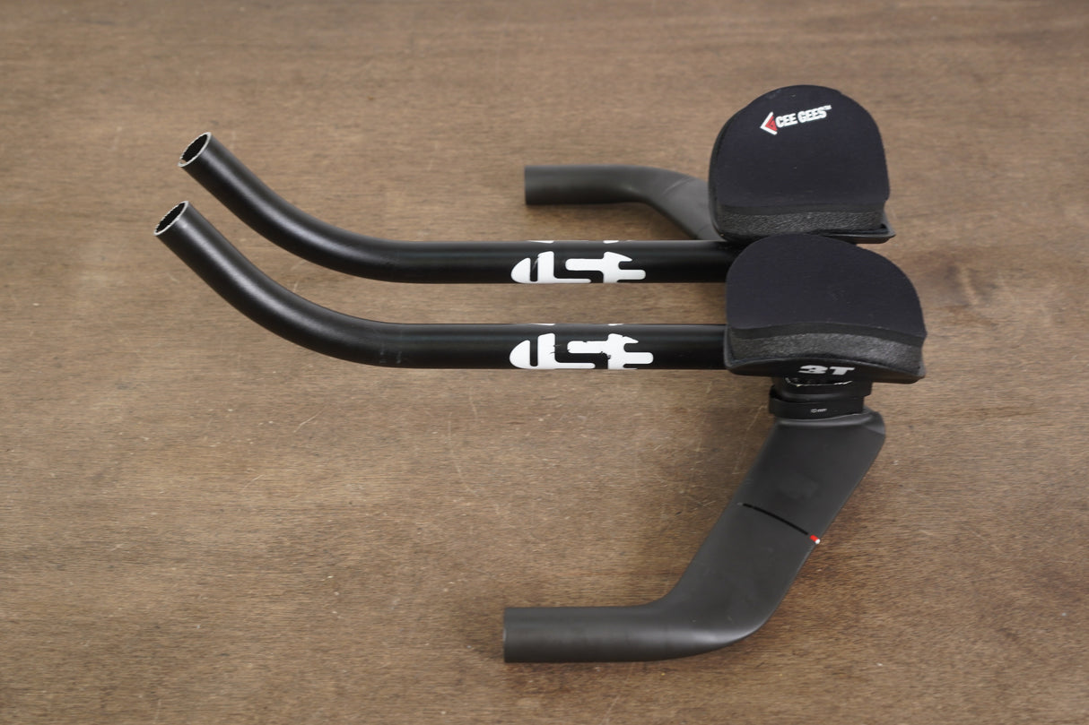 38cm 3T Vola Team Carbon TT Triathlon Aero Base Bar + Extensions