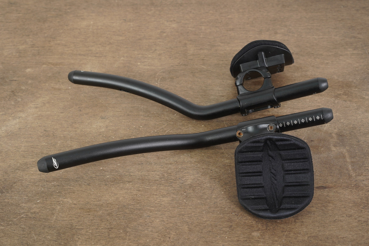 Zipp Vuka Alumina Alloy Extensions TT Triathlon Handlebar + Pads