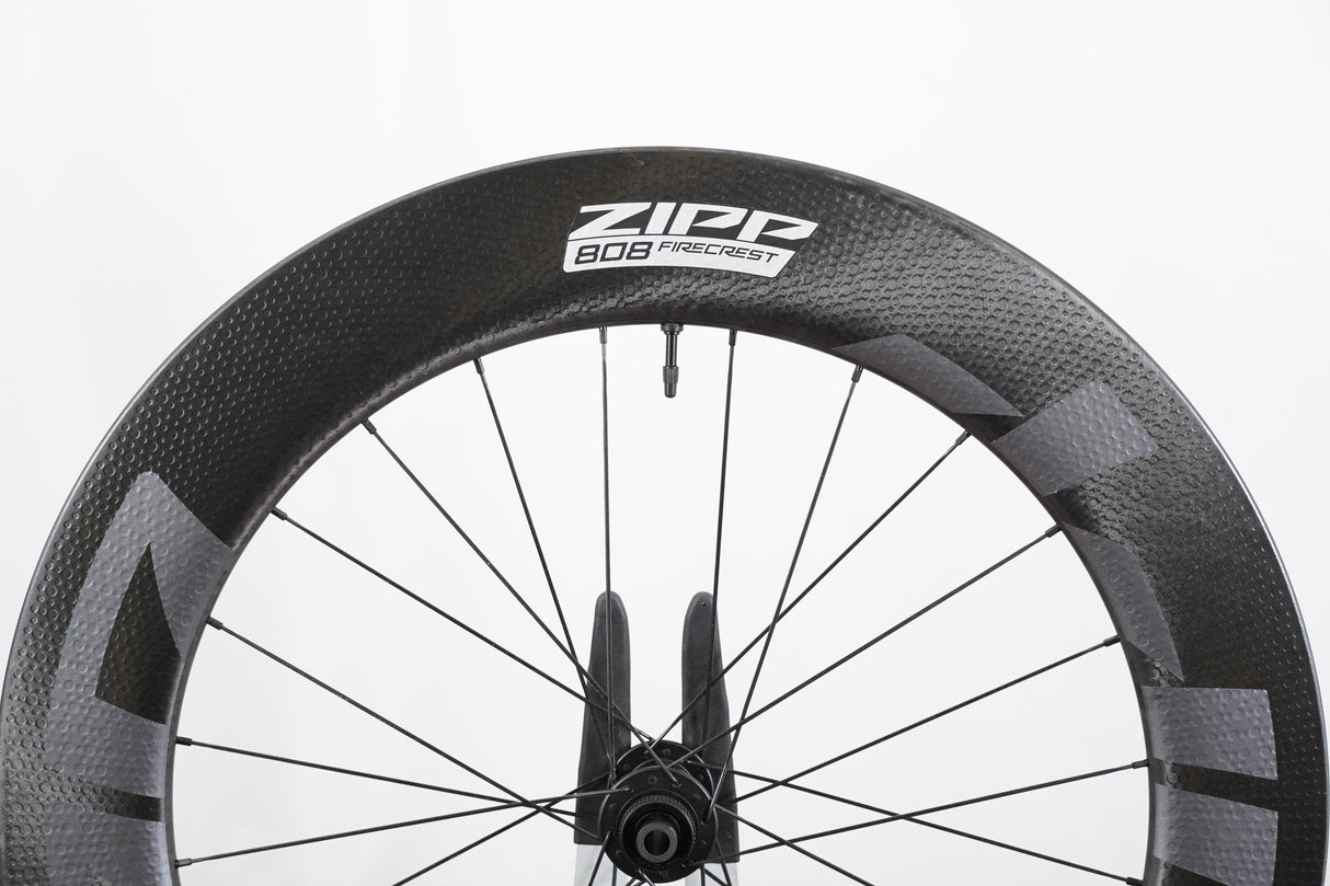 NEW FRONT Zipp 808 Firecrest ZR! Carbon Tubeless Clincher Disc Brake Road Wheel