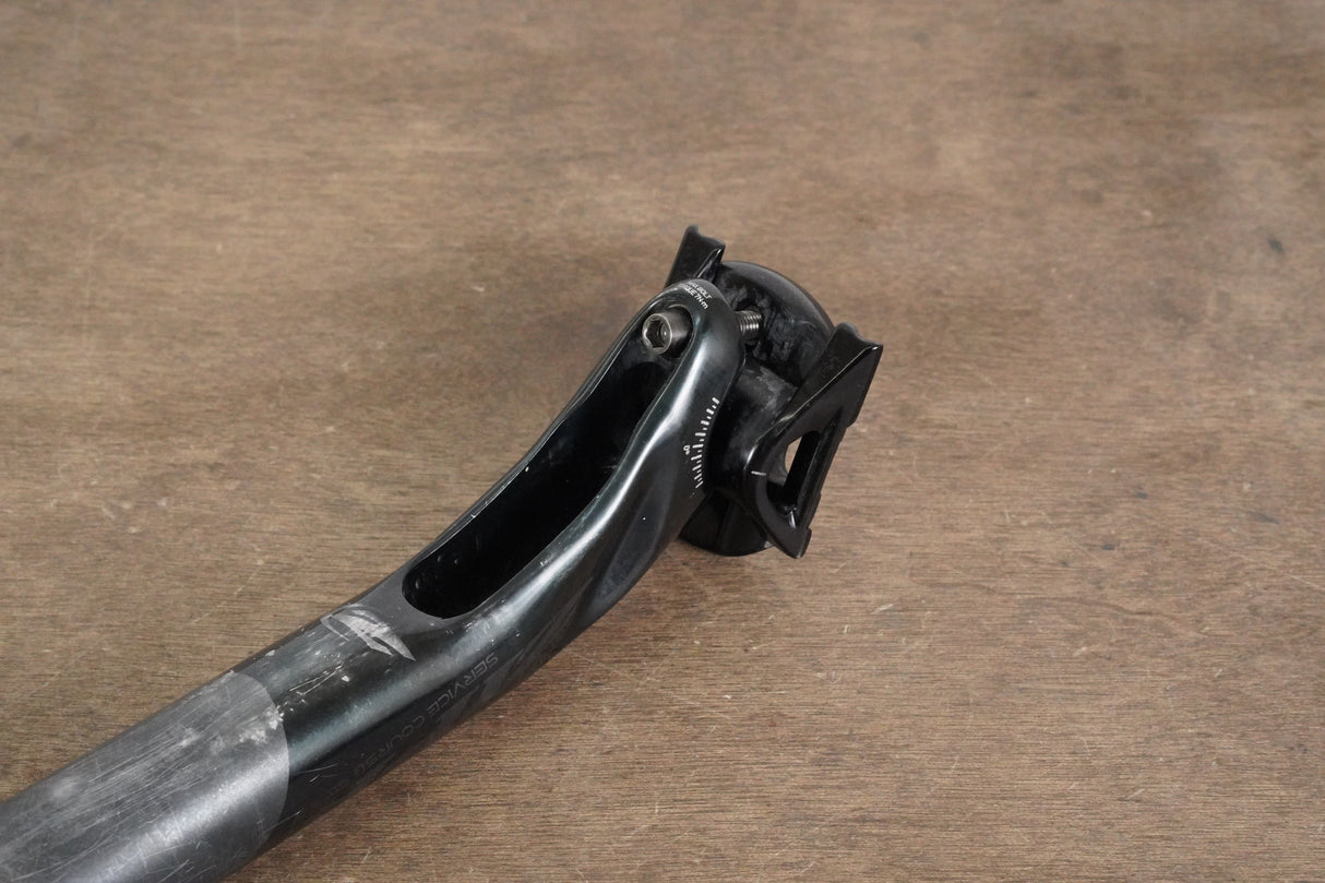 31.6mm Zipp Service Course SL Carbon Alloy Setback Road Seatpost