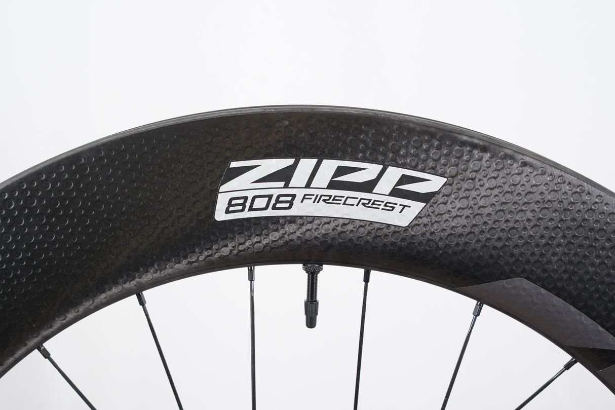 NEW FRONT Zipp 808 Firecrest ZR! Carbon Tubeless Clincher Disc Brake Road Wheel