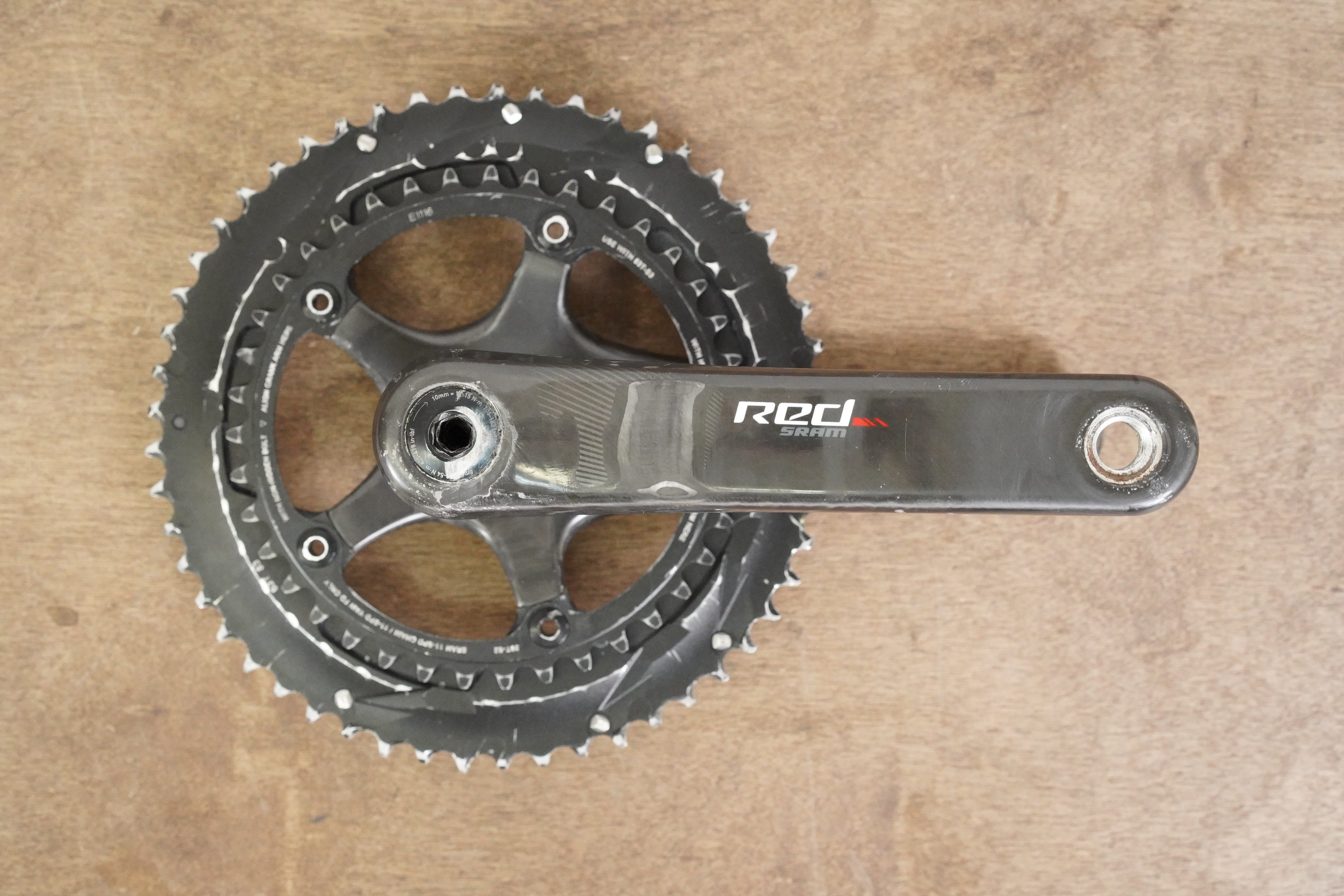 175mm 53/39T GXP SRAM Red 22 Carbon Crankset – Elevate Cycling