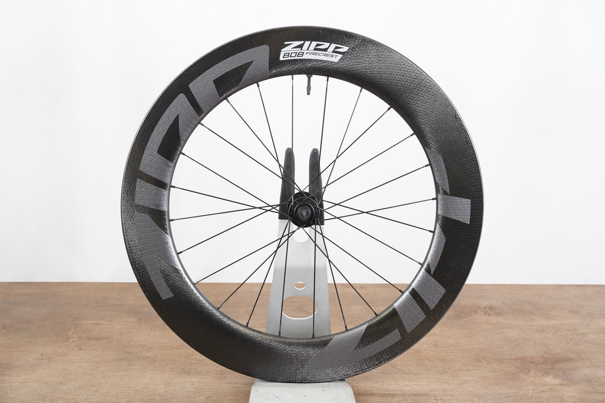 NEW FRONT Zipp 808 Firecrest ZR! Carbon Tubeless Clincher Disc Brake Road Wheel