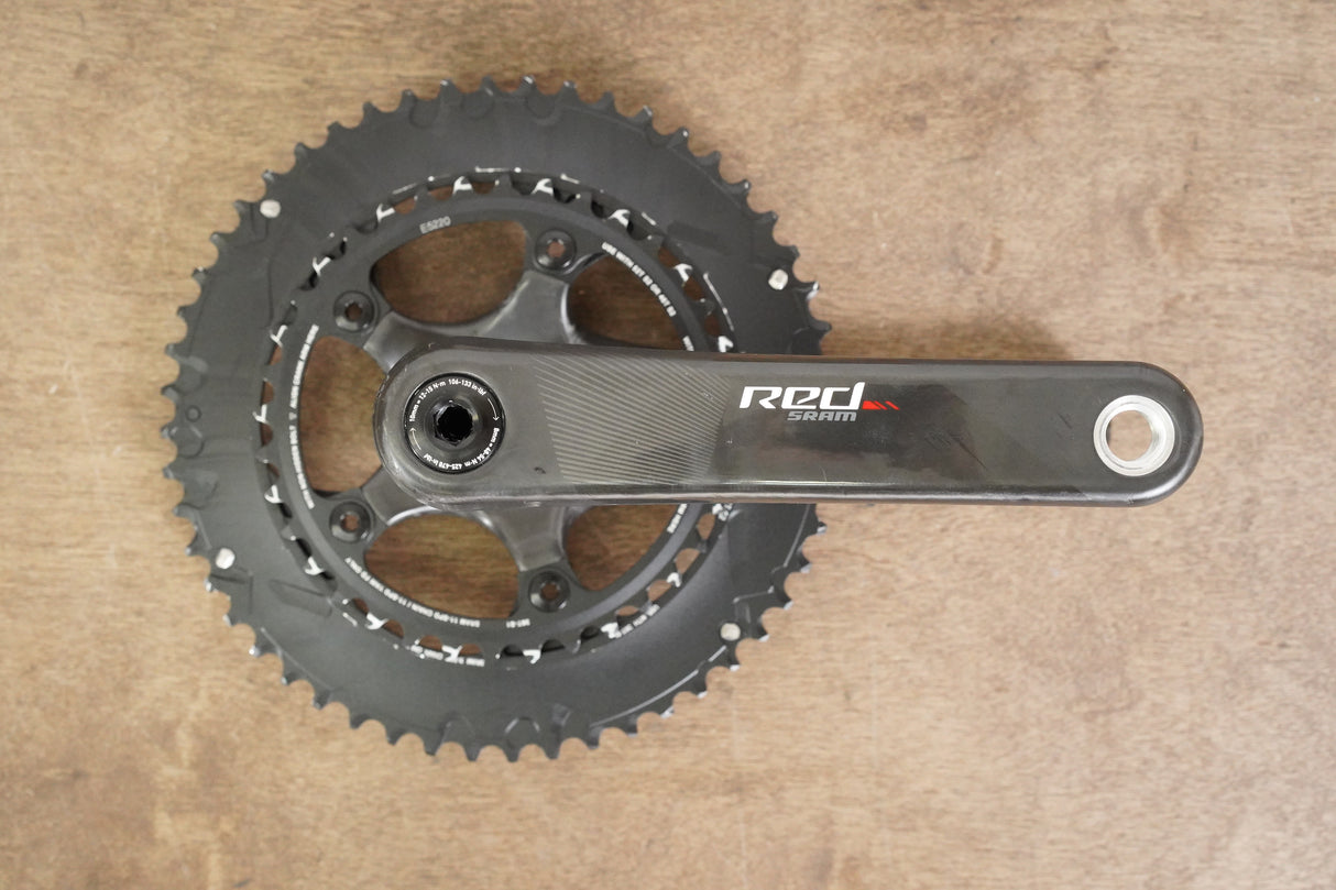 172.5mm 52/36T GXP SRAM Red 22 Carbon Crankset