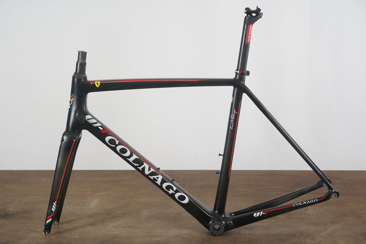 54s Colnago V1-R Ferrari Edition Carbon Rim Brake Road Frameset
