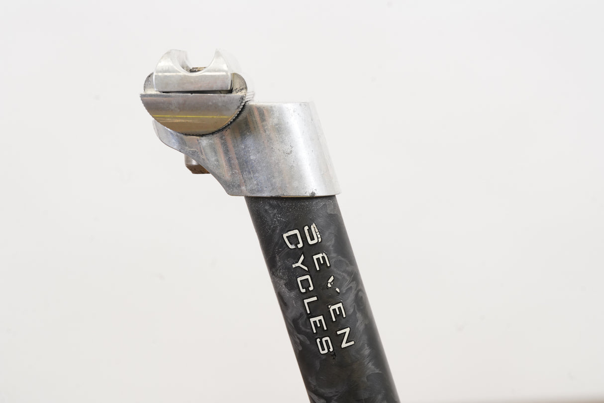 27.2mm Seven Cycles Carbon Alloy Setback Road Seatpost