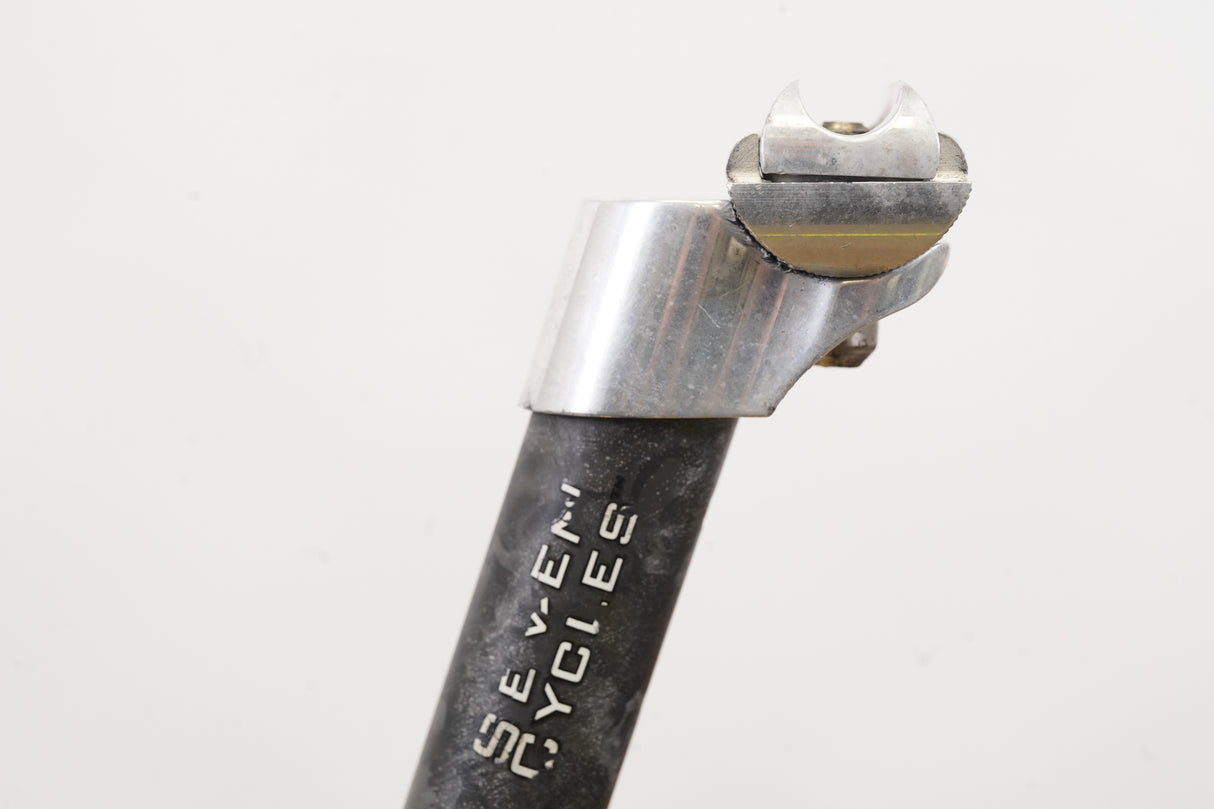 27.2mm Seven Cycles Carbon Alloy Setback Road Seatpost