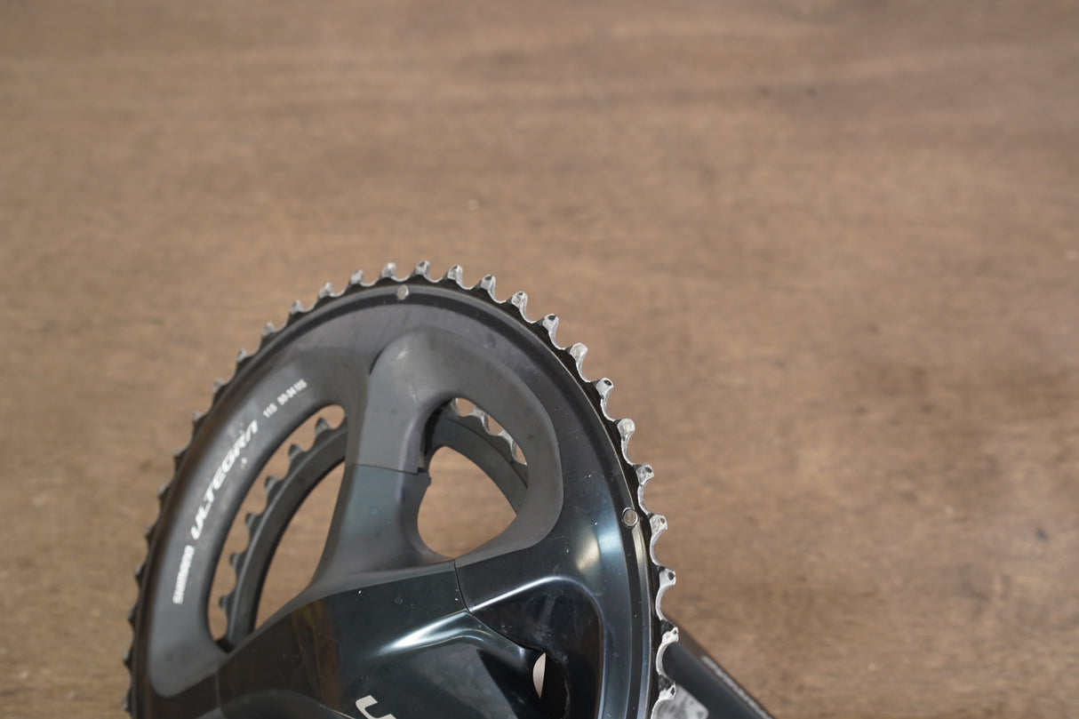 170mm 50/34T Shimano Ultegra FC-R8000 Stages Power Meter Crankset 8000