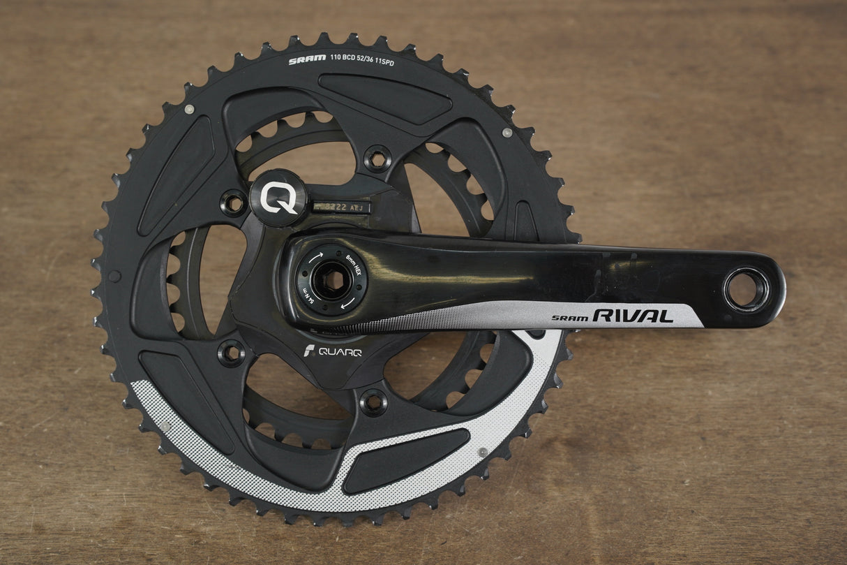 170mm 52/36T BB30 SRAM Rival 22 Quarq DZero 11 Speed Power Meter Crankset