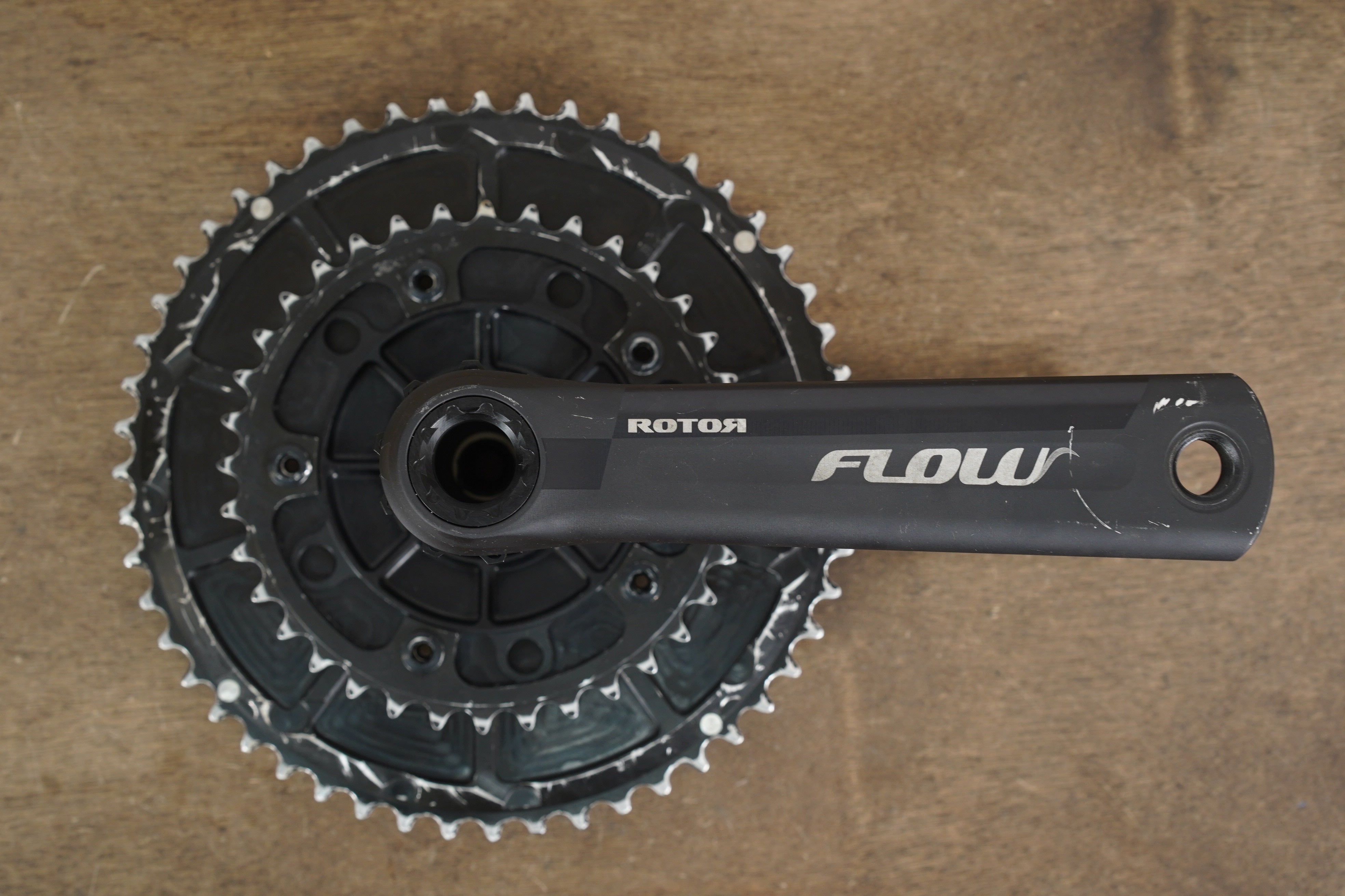 170mm 52/36T BB30 Rotor Flow NoQ Rings 11 Speed Aero Crankset