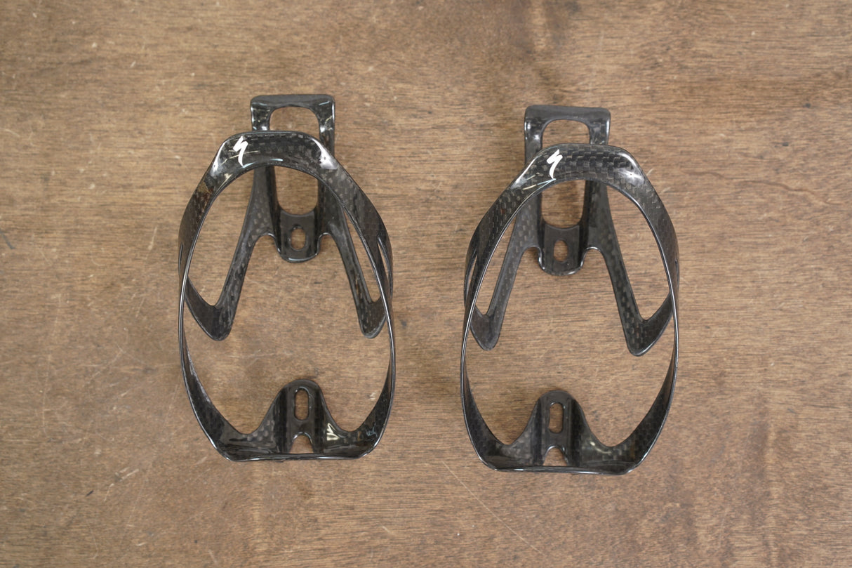 (2) Specialized S-WORKS Rib Cage II Carbon Water Bottle Cages 38g