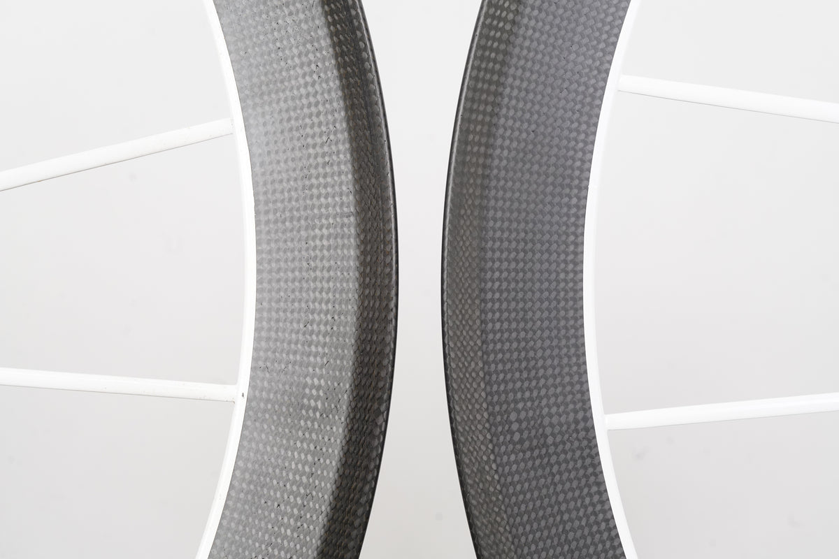 Lightweight Meilenstein Weiss Edition Carbon Clincher Rim Wheelset 11 Speed