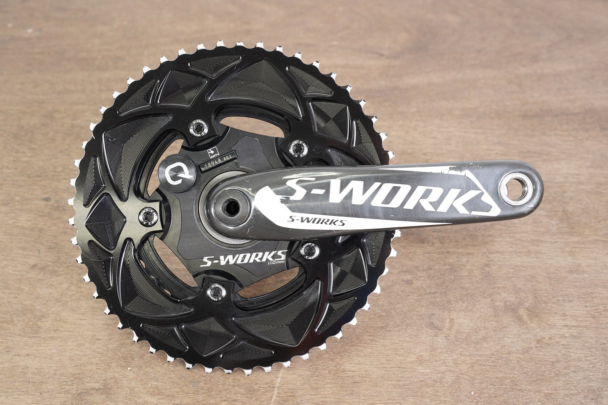 172.5mm 53/39T Specialized S-WORKS Quarq Power Meter Carbon Crankset