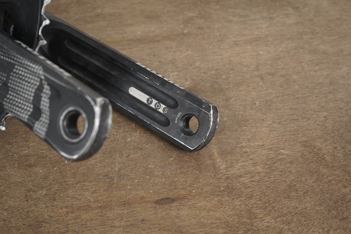 165mm 52/36T 24mm Rotor 3D Power2Max Power Meter Road Crankset 3D