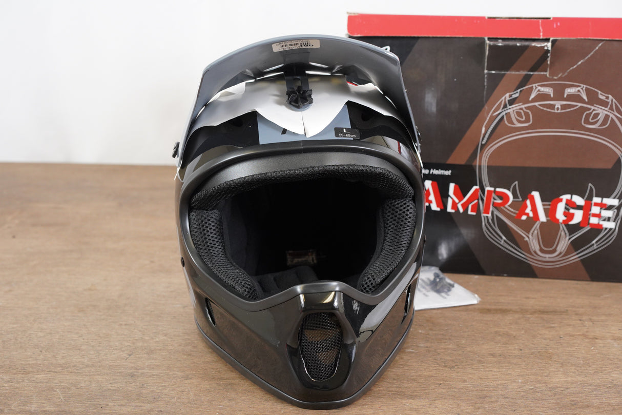 Large (L) Fox Rampage Racing Downhill Mountain Bike MTB Helmet