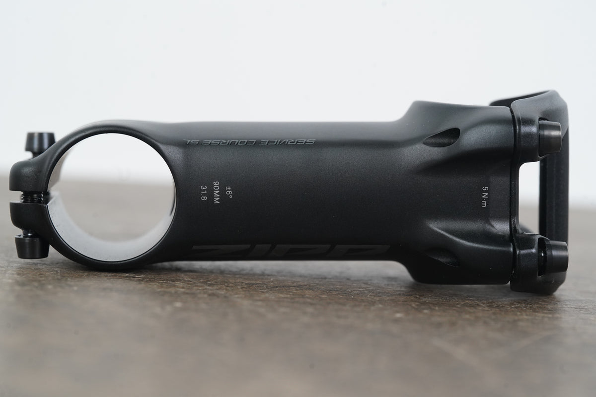 NEW Zipp Service Course SL 90mm ±6 Degree Alloy Stem 132g 1 1/8" 31.8mm