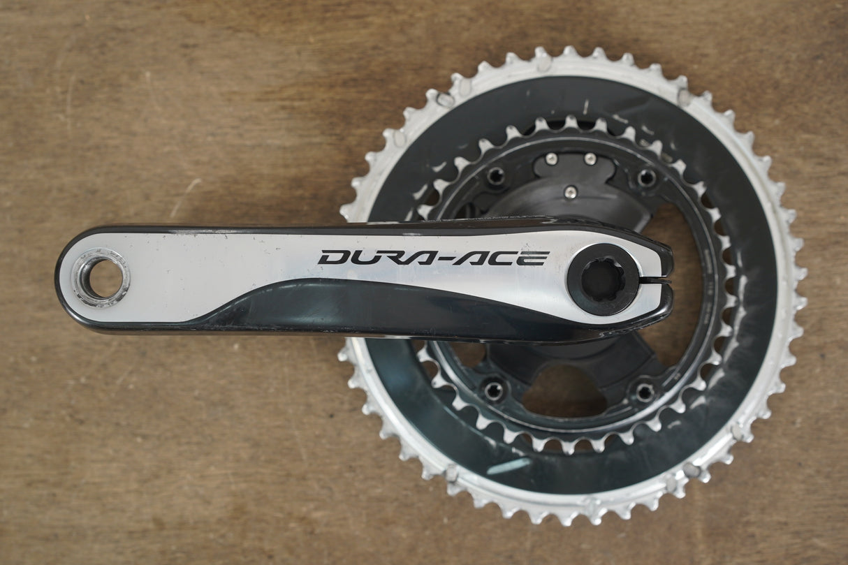 172.5mm 50/34T Shimano Dura Ace FC-9000 Pioneer Dual Power Meter Crankset