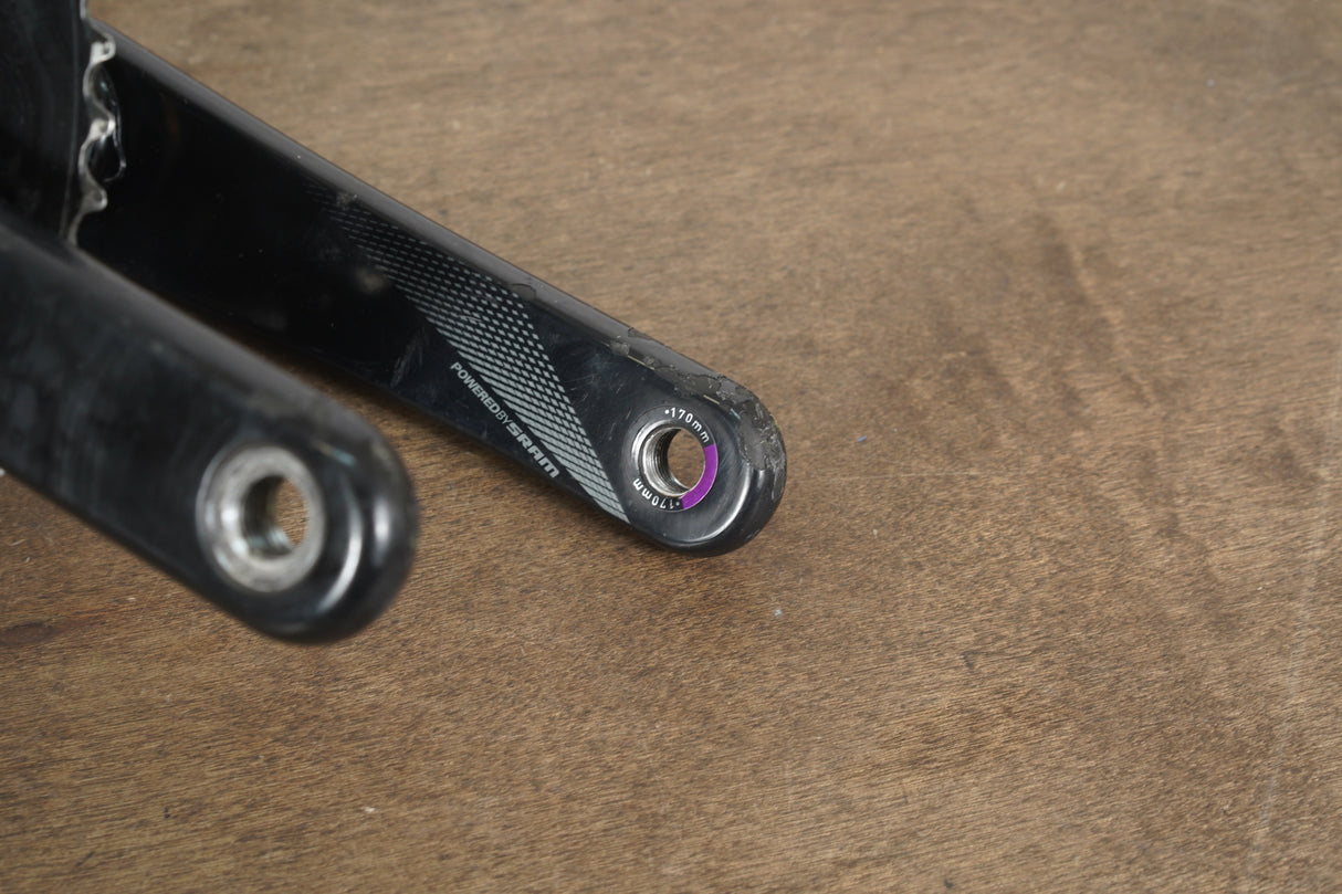 170mm 52/36T BB30 Quarq DZero Power Meter Road Crankset