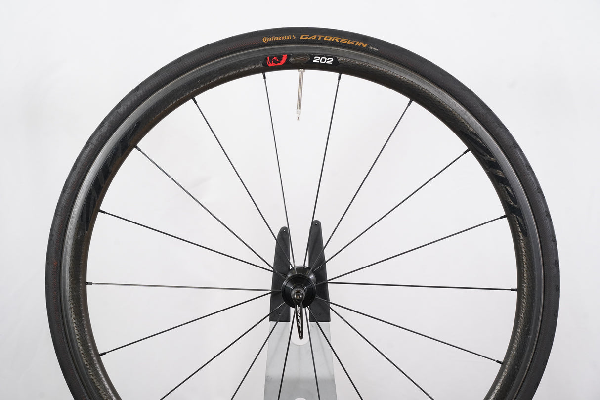 FRONT Zipp 202 Firecrest 77/177 Clincher Carbon Rim Brake Wheel