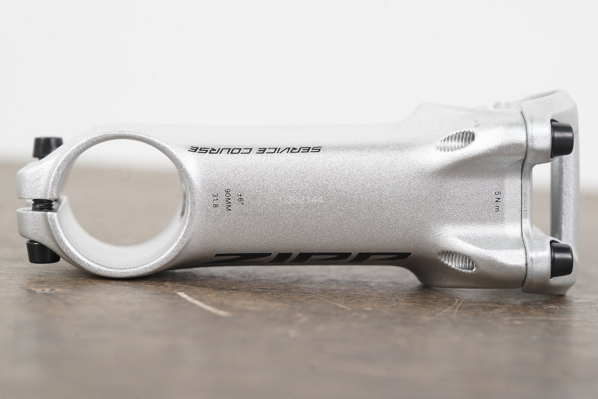 Zipp Service Course 90mm ±6 Degree Alloy Stem 155g 1 1/8" 31.8mm