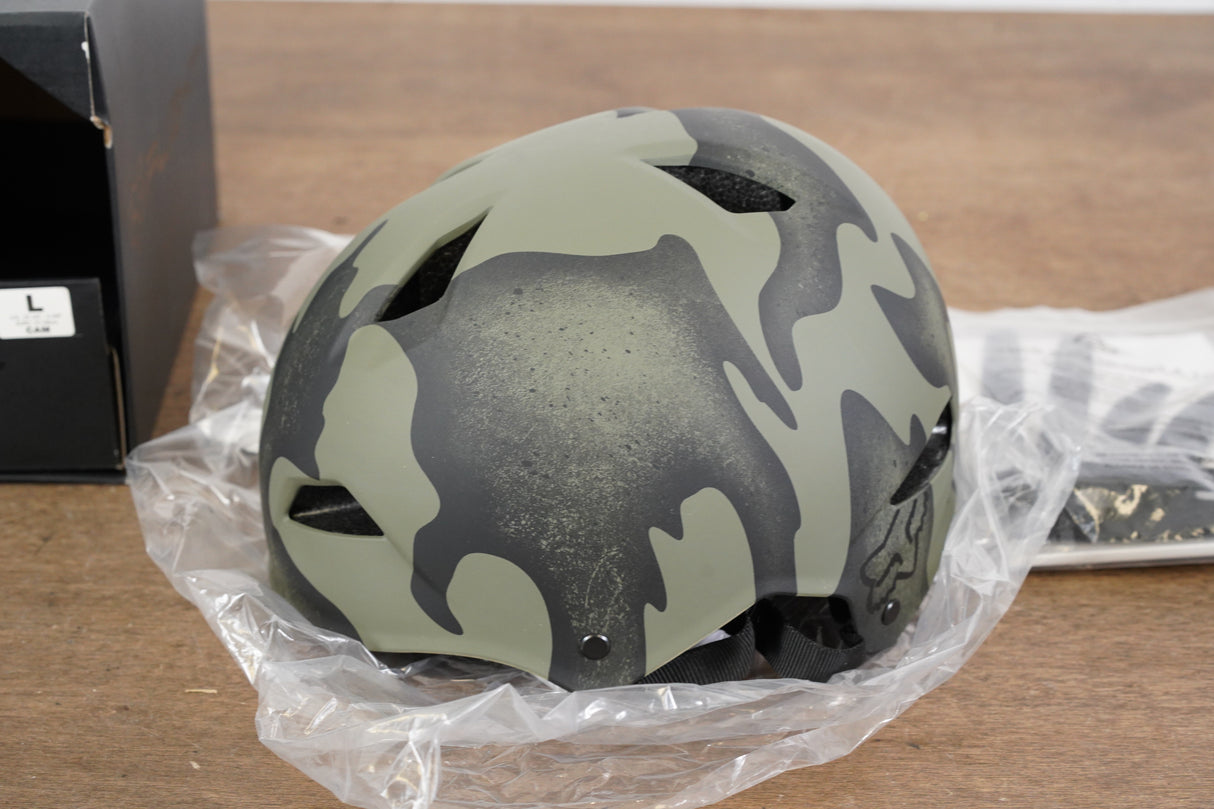 NEW L (Large) Fox Flight Camo BMX Dirt Jump Helmet