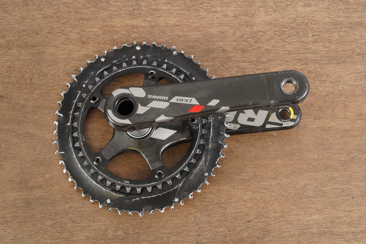 175mm 53/39T BB30 SRAM Red Carbon Road Crankset