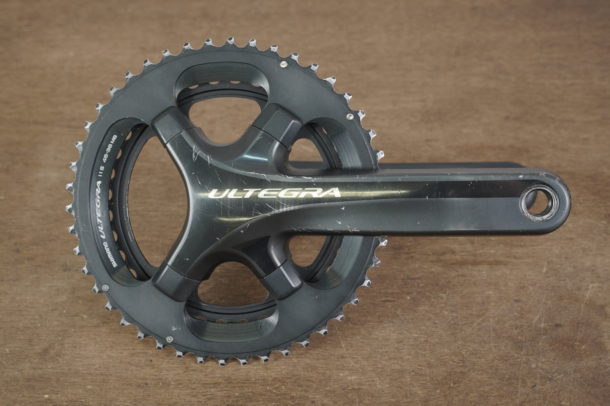 172.5mm 46/36T Shimano Ultegra FC-6800 FC-R8000 11 Speed Crankset