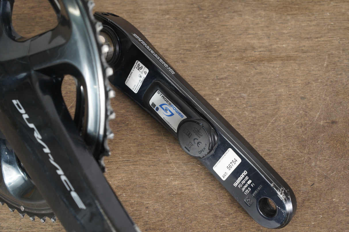 172.5mm 53/39T Dura-Ace FC-R9100 Stages Power Meter Crankset 9100