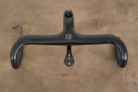 38cm 100mm -6 Degree Black Inc. Carbon Barstem Handlebar + Mount 1 1/8"