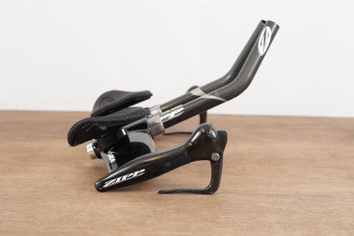 42cm Zipp Vuka Stealth Carbon eTap Aero Base Bar + Extensions TT Triathlon 31.8mm